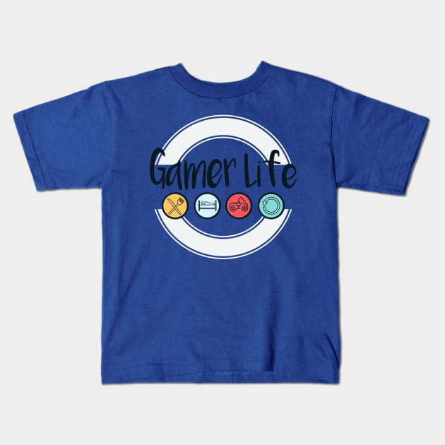 Gamer Life Artwork!! Kids T-Shirt by Artistic muss